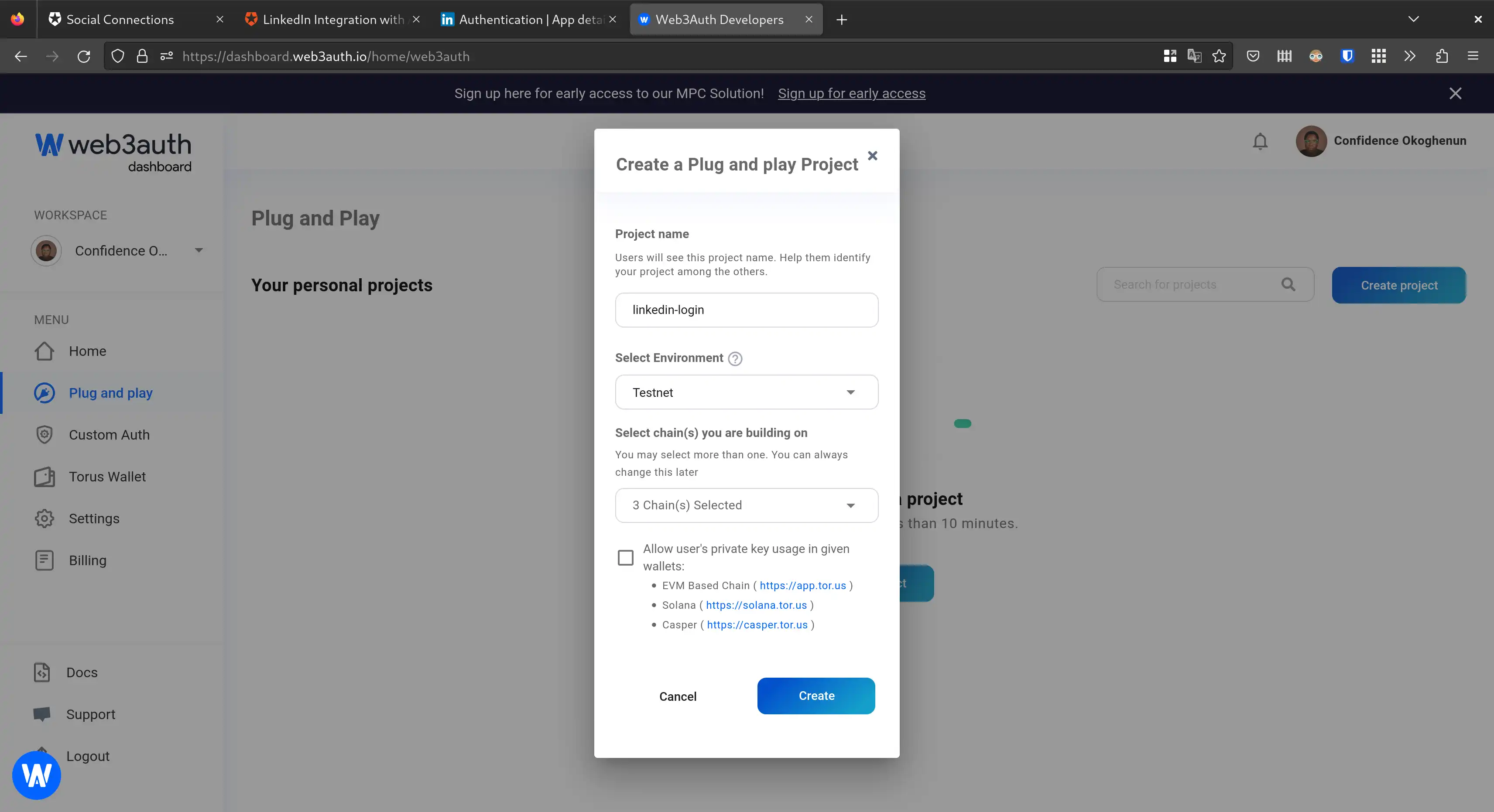 How to set up Linkedin SignIn- Login button so you can integrate it in your  app (the whole…, by bouchahda jouda