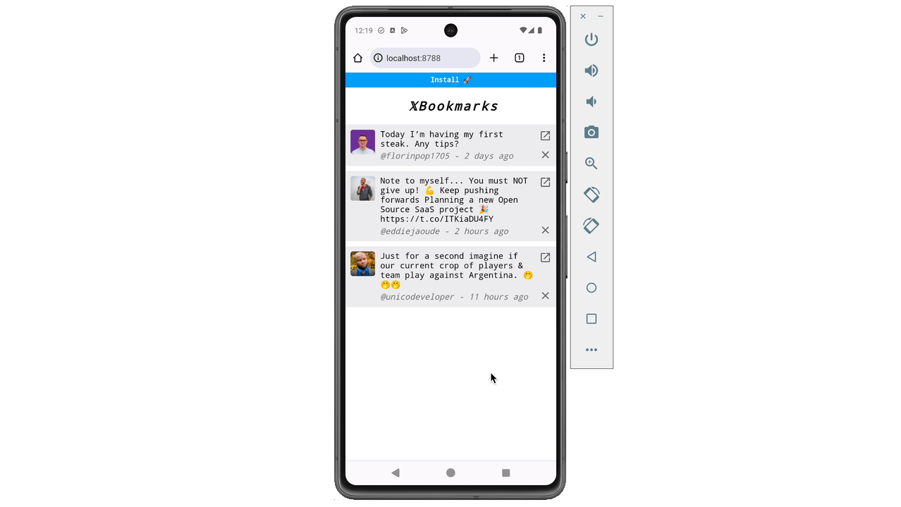 Full app preview