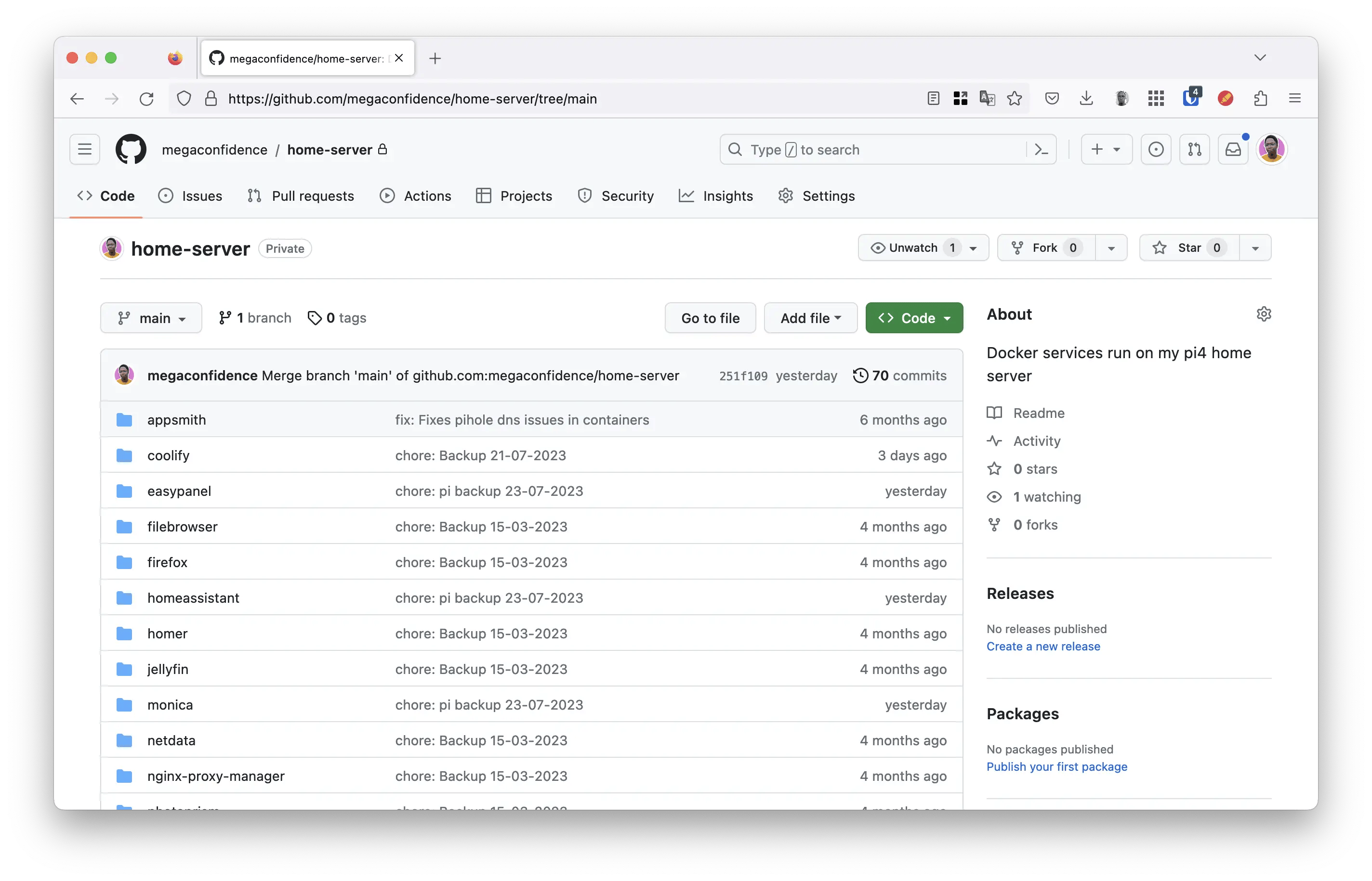 Github repository